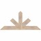 Ekena Millwork Saratoga Smooth Timber Gable Bracket, Douglas Fir, 60"W x 27"H x 5 1/2"D x 5 1/2"F, 11/12 Pitch GBW060X27X0606SAR00SDF - alternate 1
